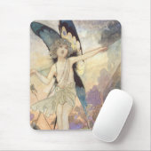 Vintage Viktorianische Schmetterlingsfliege von Ro Mousepad (Mit Mouse)