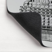 Vintage/viktorianische Schreibmaschine Mousepad (Ecke)