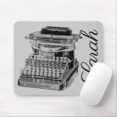 Vintage/viktorianische Schreibmaschine Mousepad (Mit Mouse)