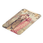 Vintage Viktorianische Schwestern Niedlich Regency Magnet (Linke Seite)