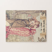 Vintage Viktorianische Sisters Illustration Regenc Puzzle (Horizontal)