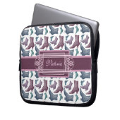 Vintage viktorianische Stiefel-antiker Mode-Stich Laptopschutzhülle (Vorderseite Links)