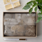 Vintage Viktorianische Türdekoupage Seidenpapier (Geschenk)