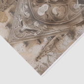 Vintage Viktorianische Türdekoupage Seidenpapier (Detail)