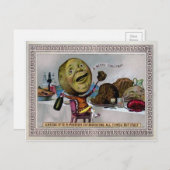 Vintage Viktorianische Ungerade Postkarte (Vorne/Hinten)