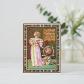 Vintage Viktorianische Ungerade Postkarte (Stehend Vorderseite)