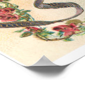 Vintage Viktorianische Valentine, Cherubs Angeln H Poster (Ecke)