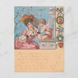 Vintage Viktorianische Valentine von ihr Postkarte