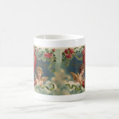 Vintage Viktorianische Valentinstag Engel im Himme Kaffeetasse (Mittel)