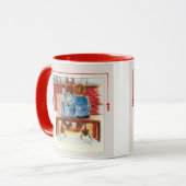 Vintage Viktorianische Valentinstage Tasse (Vorderseite Links)