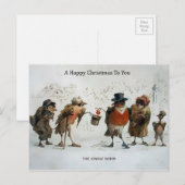 Vintage Viktorianische Vögel Postkarte (Vorne/Hinten)