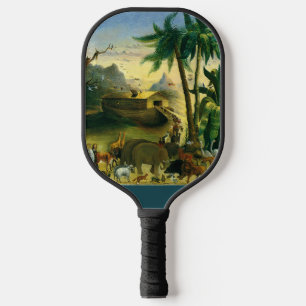 Vintage viktorianische Volkskunst, Noahs Arche von Pickleball Schläger
