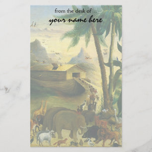 Vintage Viktorianische Volkskunst, Noah's Ark von  Briefpapier