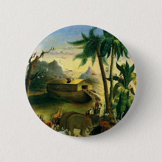 Vintage Viktorianische Volkskunst, Noah's Ark von  Button (Vorderseite)