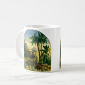 Vintage Viktorianische Volkskunst, Noah's Ark von Kaffeetasse (Vorderseite Links)