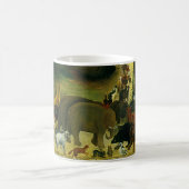 Vintage Viktorianische Volkskunst, Noah's Ark von  Kaffeetasse (Mittel)