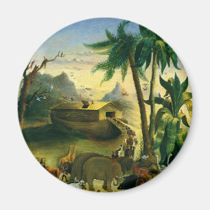 Vintage Viktorianische Volkskunst, Noah's Ark von Magnet