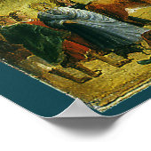 Vintage Viktorianische Volkskunst, Noah's Ark von  Poster (Ecke)