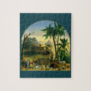 Vintage Viktorianische Volkskunst, Noah's Ark von  Puzzle