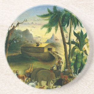 Vintage Viktorianische Volkskunst, Noah's Ark von  Untersetzer