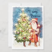 Vintage Viktorianische Weihnachten Karte (Vorderseite)