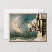 Vintage Viktorianische Weihnachten Postkarte (Vorne/Hinten)