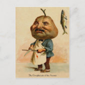 Vintage Viktorianische Weihnachten Postkarte (Vorderseite)