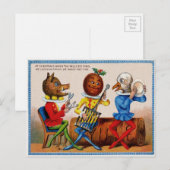 Vintage Viktorianische Weihnachten Postkarte (Vorne/Hinten)