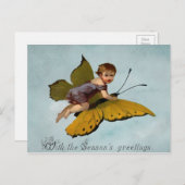 Vintage Viktorianische Weihnachten Postkarte (Vorne/Hinten)