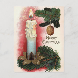 Vintage Viktorianische Weihnachten Postkarte