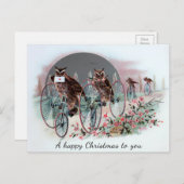 Vintage Viktorianische Weihnachten Postkarte (Vorne/Hinten)