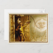 Vintage Viktorianische Weihnachten Postkarte (Vorne/Hinten)