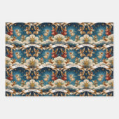 Vintage Viktorianische WeihnachtsAngels Geschenkpapier Set (Vorderseite)