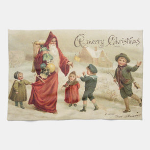 Vintage Viktorianische Weihnachtsgeschenke für Kin Küchentuch