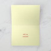 Vintage Viktorianische Weihnachtskarte Feiertagskarte (Innenseite)