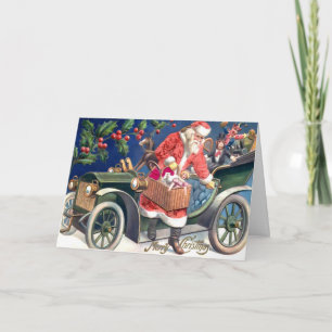 Vintage Viktorianische Weihnachtskarte Feiertagskarte