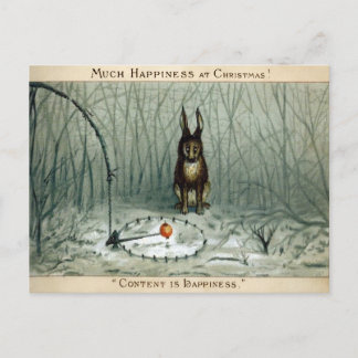 Vintage Viktorianische Weihnachtspostkarte Postkarte