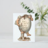 Vintage Viktorianische Weihnachtspostkarte Postkarte (Stehend Vorderseite)