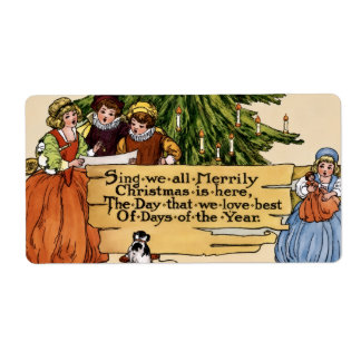 Vintage viktorianische Weihnachtssänger-Illustrati