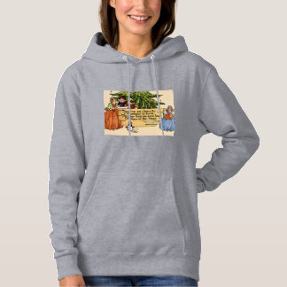 Vintage viktorianische Weihnachtssänger-Illustrati Hoodie