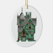 Vintage viktorianische Weihnachtsverzierung Keramikornament (Rechts)