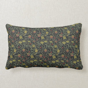 Vintage viktorianische William Morris Fruchtblätte Lendenkissen