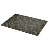 Vintage Viktorianische William Morris Fruit-Blätte Schneidebrett (Ecke)