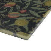 Vintage Viktorianische William Morris Fruit-Blätte Schneidebrett (Ecke)