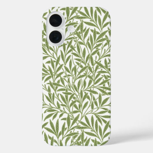 Vintage Viktorianische Willow-Blätter von William Case-Mate iPhone Hülle (Rückseite)