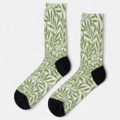 Vintage Viktorianische Willow-Blätter von William Socken (Linkes Detail)