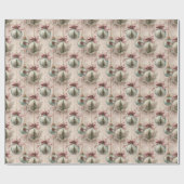 Vintage viktorianischer Weihnachtsbaumschmuck Geschenkpapier (Flach)