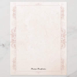 Vintage viktorianisches elegantes Namens-Schreibpa