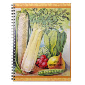 Vintage Villa Art Personalisiert Garden Notebook Notizblock (Vorderseite)