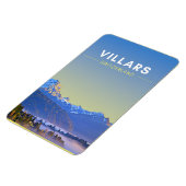 Vintage Villars Schweiz Reisen Magnet (Linke Seite)